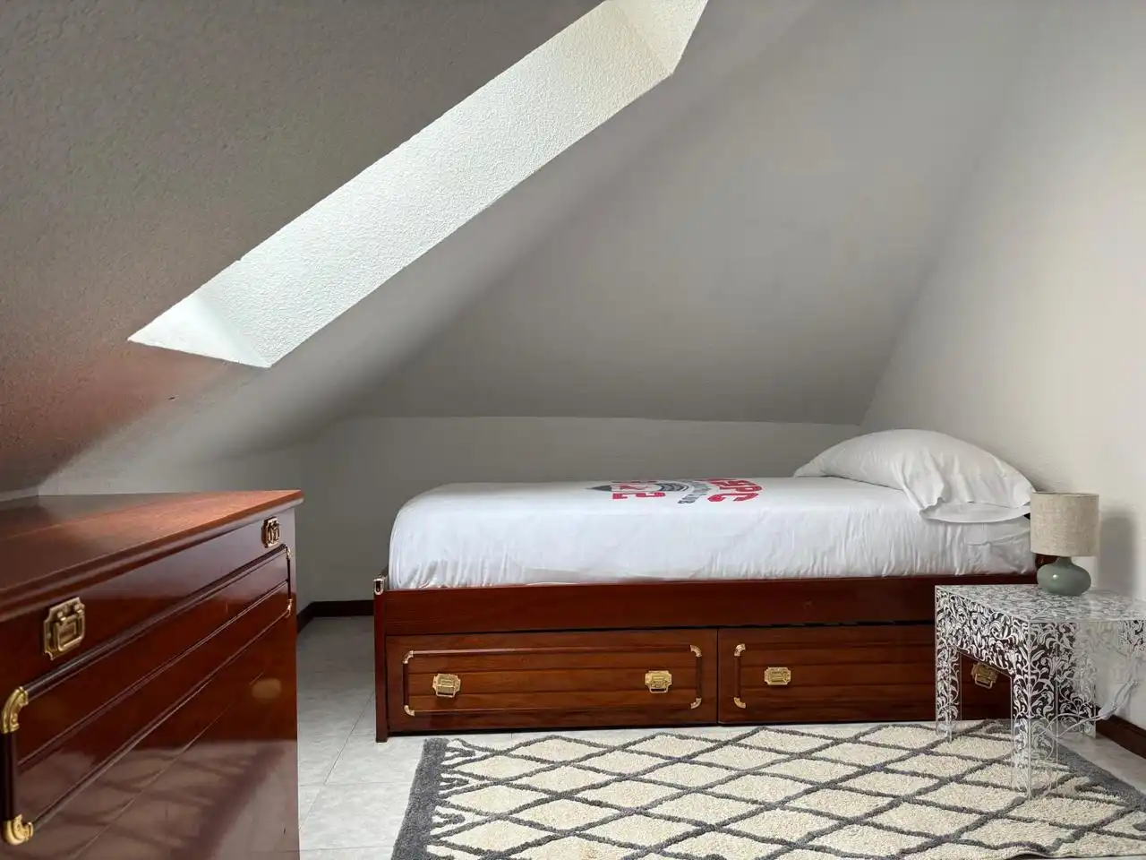 Schlafzimmer von Haus oder Chalet zur Miete in Laredo mit Privatgarten und Terrasse