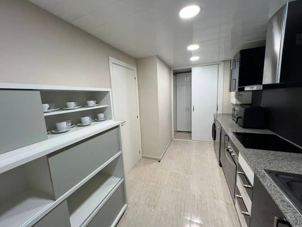Cuina de Pis de lloguer en Cubelles amb Aire condicionat, Calefacció i Terrassa
