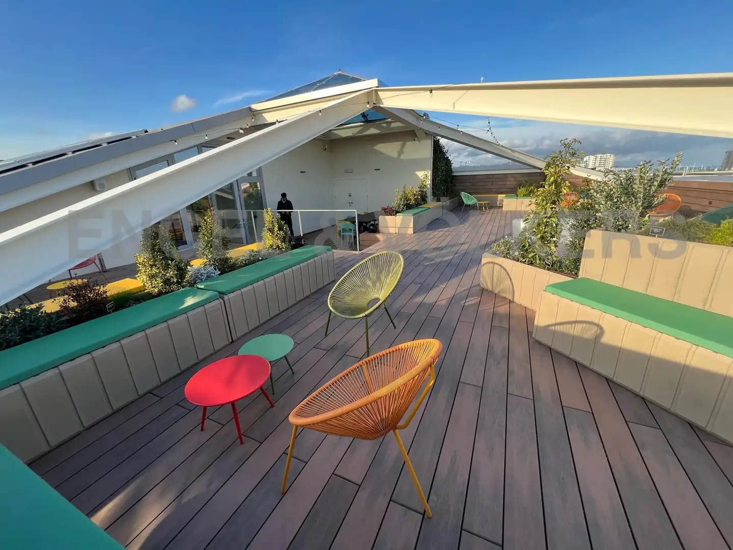 Terraza de Oficina de alquiler en Badalona con Aire acondicionado y Terraza