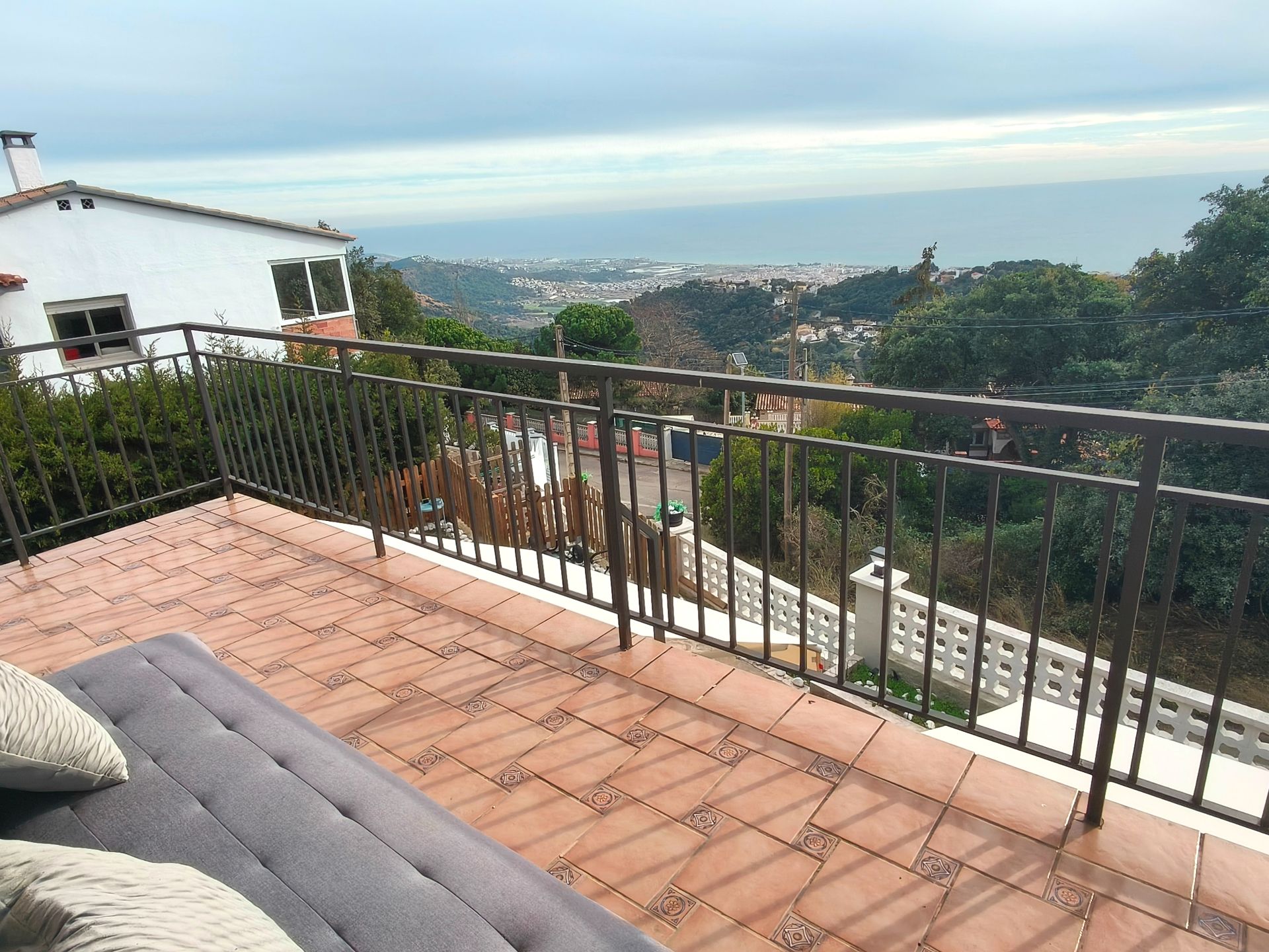 Terrace of House or chalet for sale in Pineda de Mar  with Heating, Private garden and Parquet flooring