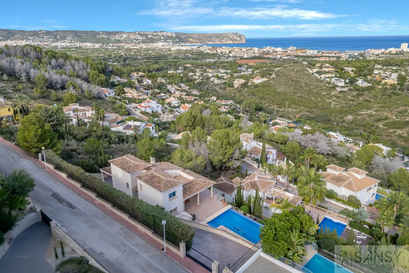 Vista exterior de Casa o chalet en venta en Jávea / Xàbia con Aire acondicionado, Calefacción y Piscina