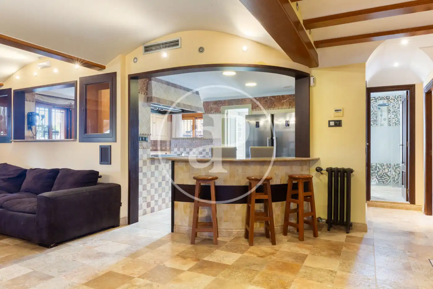 Cocina de Casa o chalet de alquiler en Benifaió con Aire acondicionado, Calefacción y Jardín privado