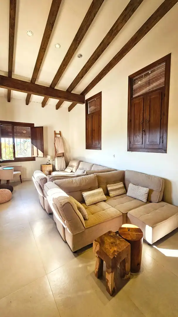 Living room of Houses for sale in Alájar  with Heating, Private garden and Terrace