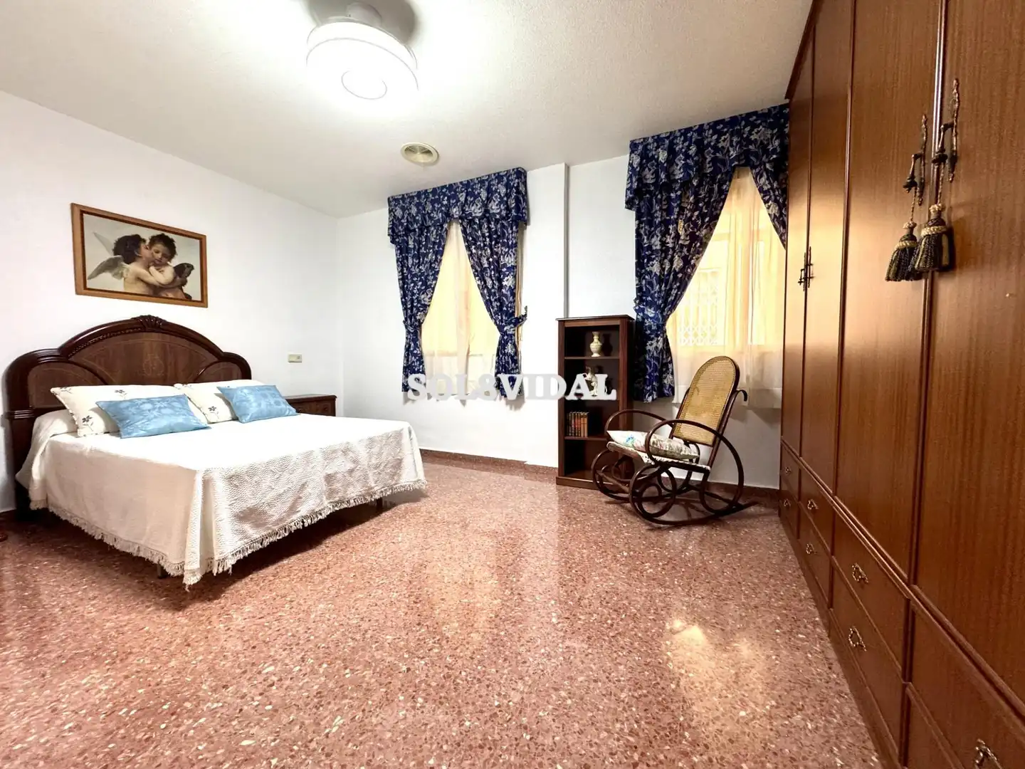 Schlafzimmer von Wohnung zur Miete in Orihuela mit Möbliert und Balkon