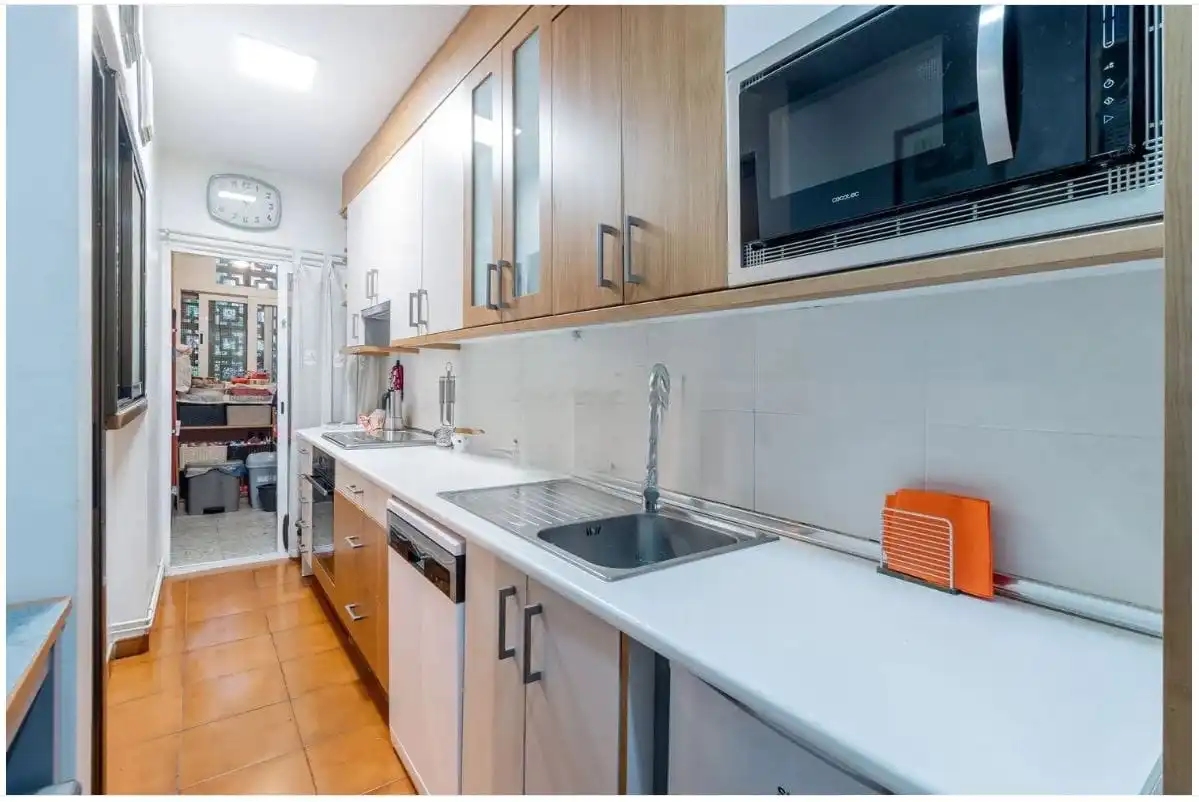 Cocina de Piso en venta en Galapagar con Calefacción, Parquet y Terraza