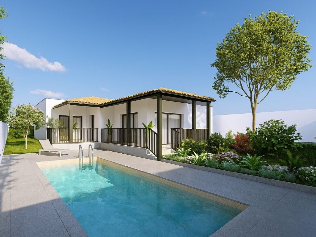 Swimming pool of House or chalet for sale in Sant Martí Sarroca  with Air Conditioner, Private garden and Terrace