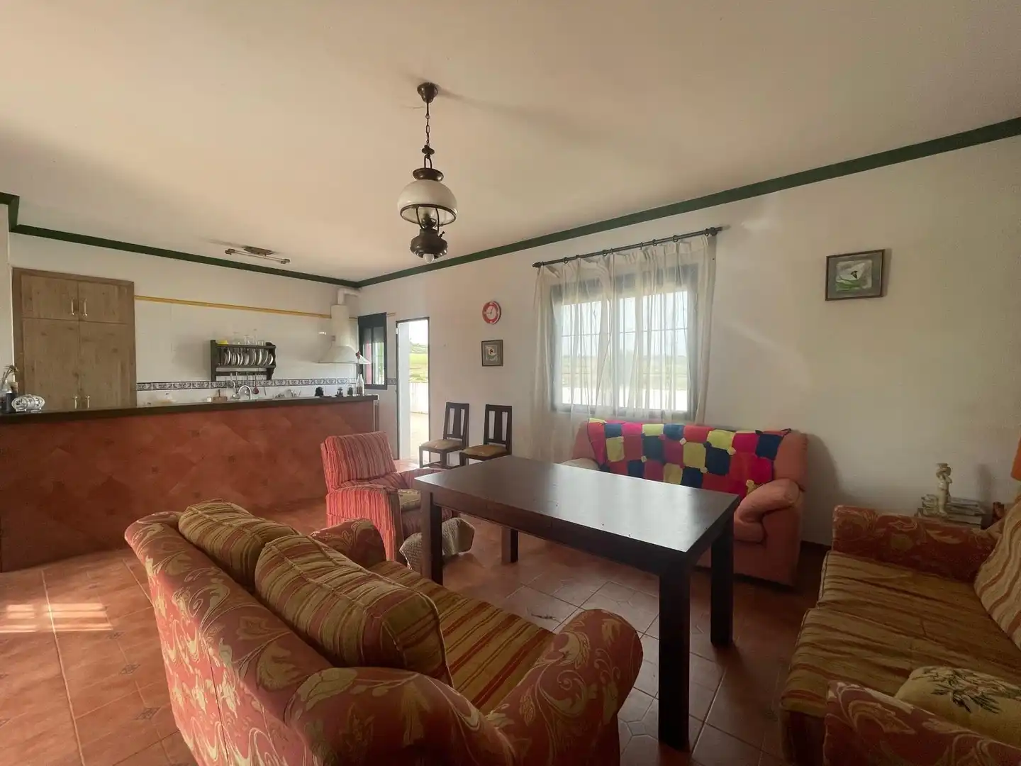 Sala d'estar de Finca rústica en venda en Niebla amb Terrassa