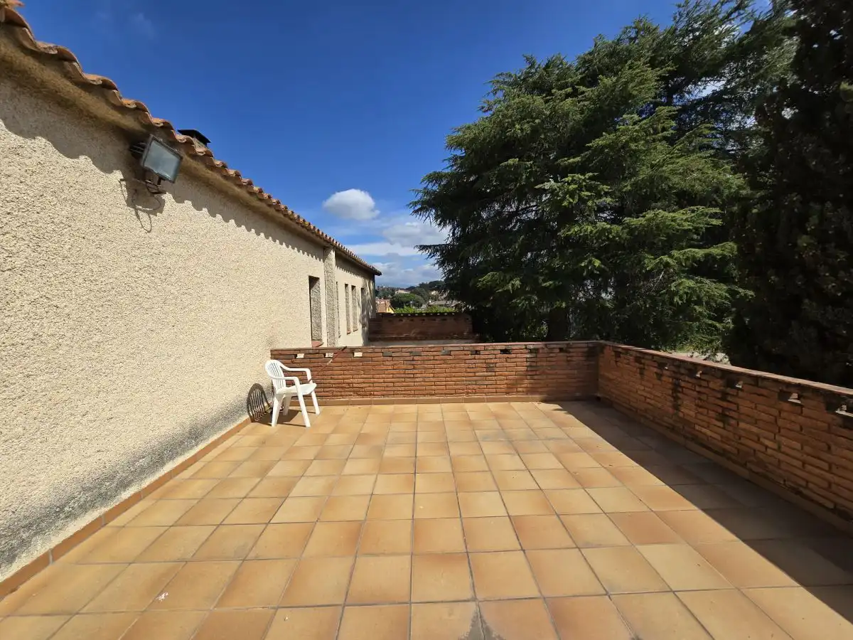 Terrassa de Finca rústica en venda en La Roca del Vallès amb Terrassa i Balcó