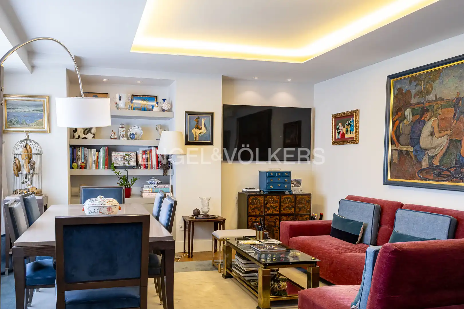 Sala de estar de Apartamento en venta en Madrid con Calefacción