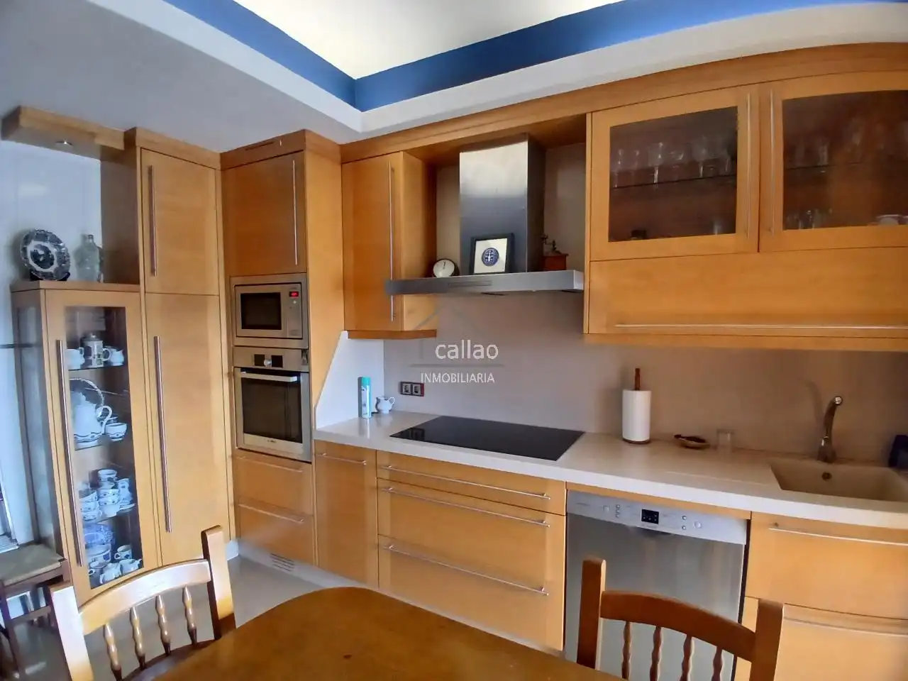 Cocina de Piso de alquiler en Ferrol con Calefacción, Parquet y Trastero