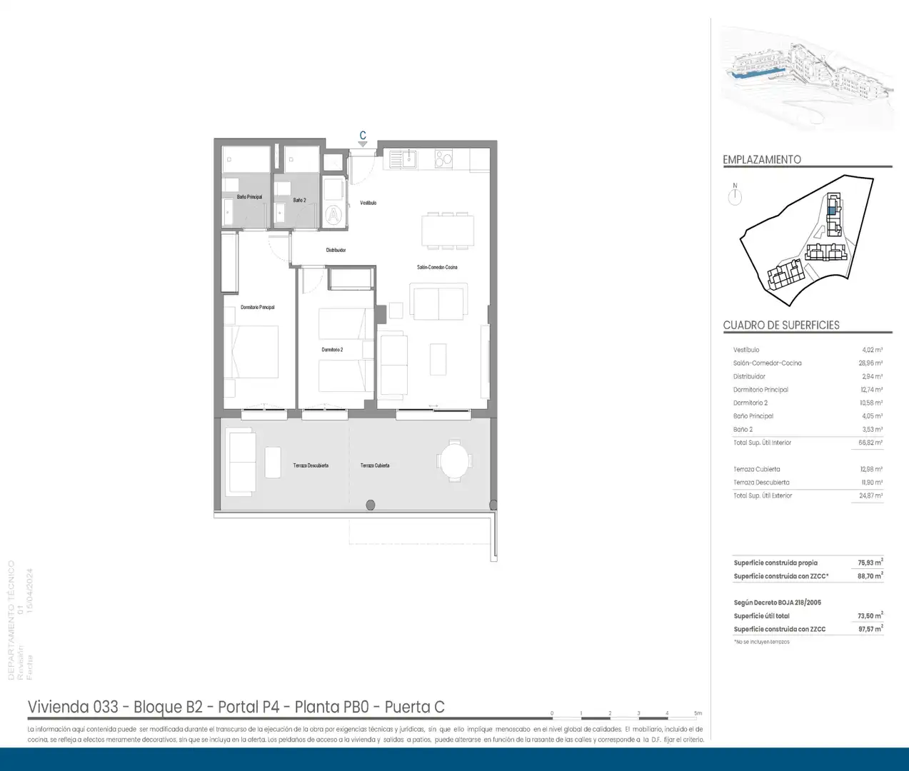 Piano terra di nuova costruzione con terrazza in vendita a Calle Jinete, imagen 11