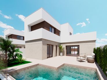 Neubau-Haus mit Pool zum Verkauf in Avenida de la Libertad 124