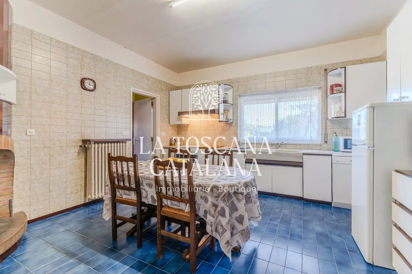 Cocina de Casa o chalet en venta en Caldes de Malavella con Calefacción, Jardín privado y Parquet