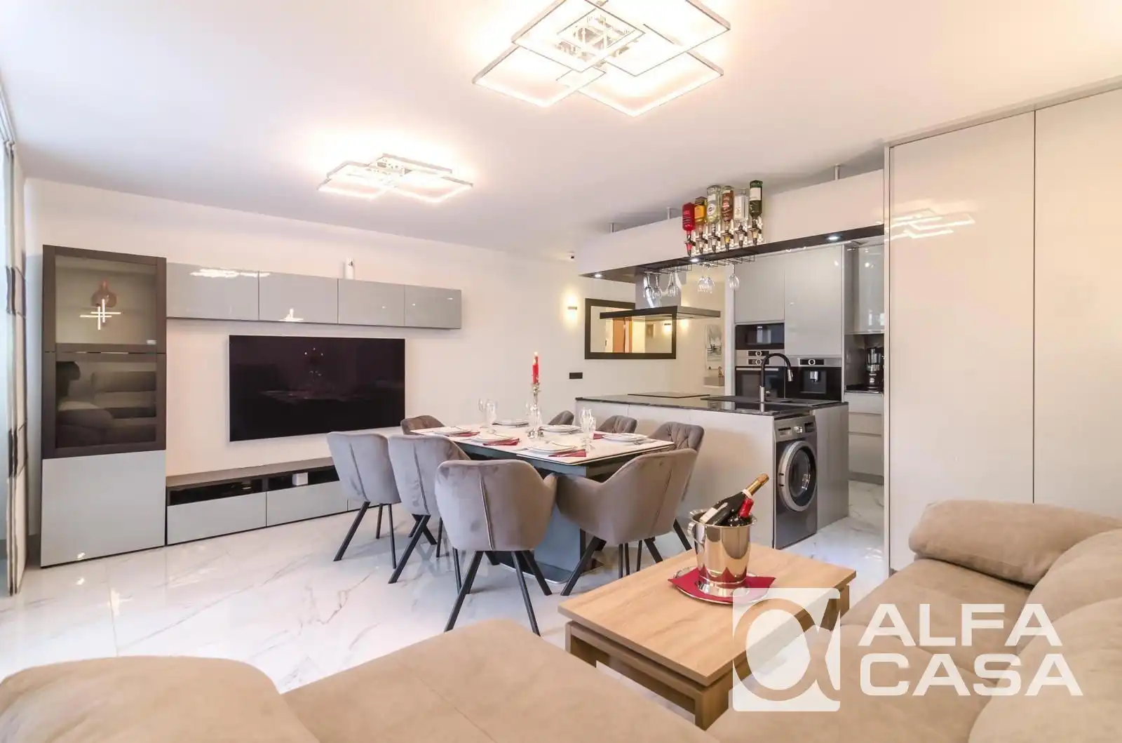 Sala d'estar de Pis en venda en Lloret de Mar amb Aire condicionat, Calefacció i Parquet