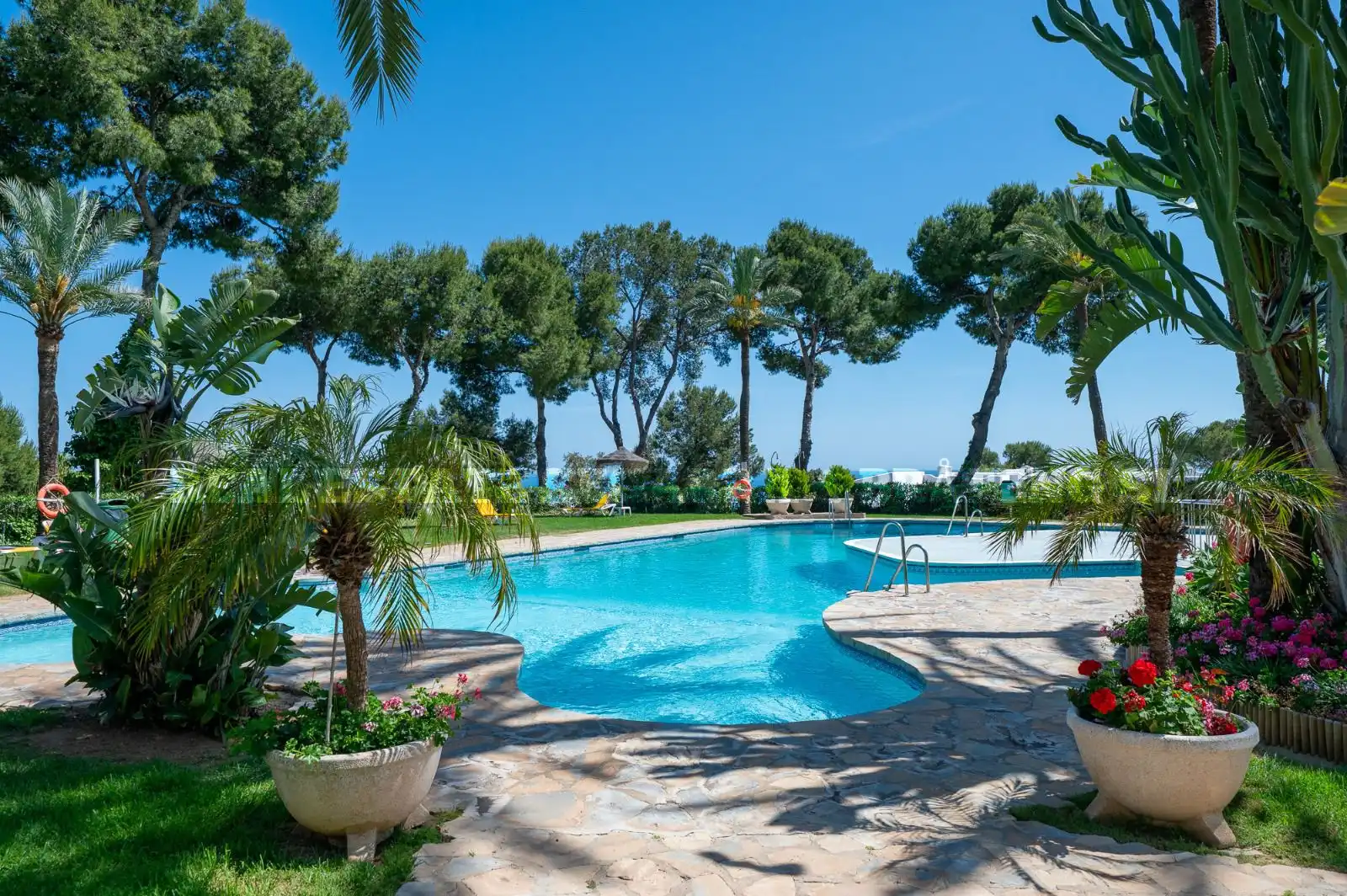 Piscina de Apartament en venda en Mijas amb Aire condicionat, Terrassa i Moblat