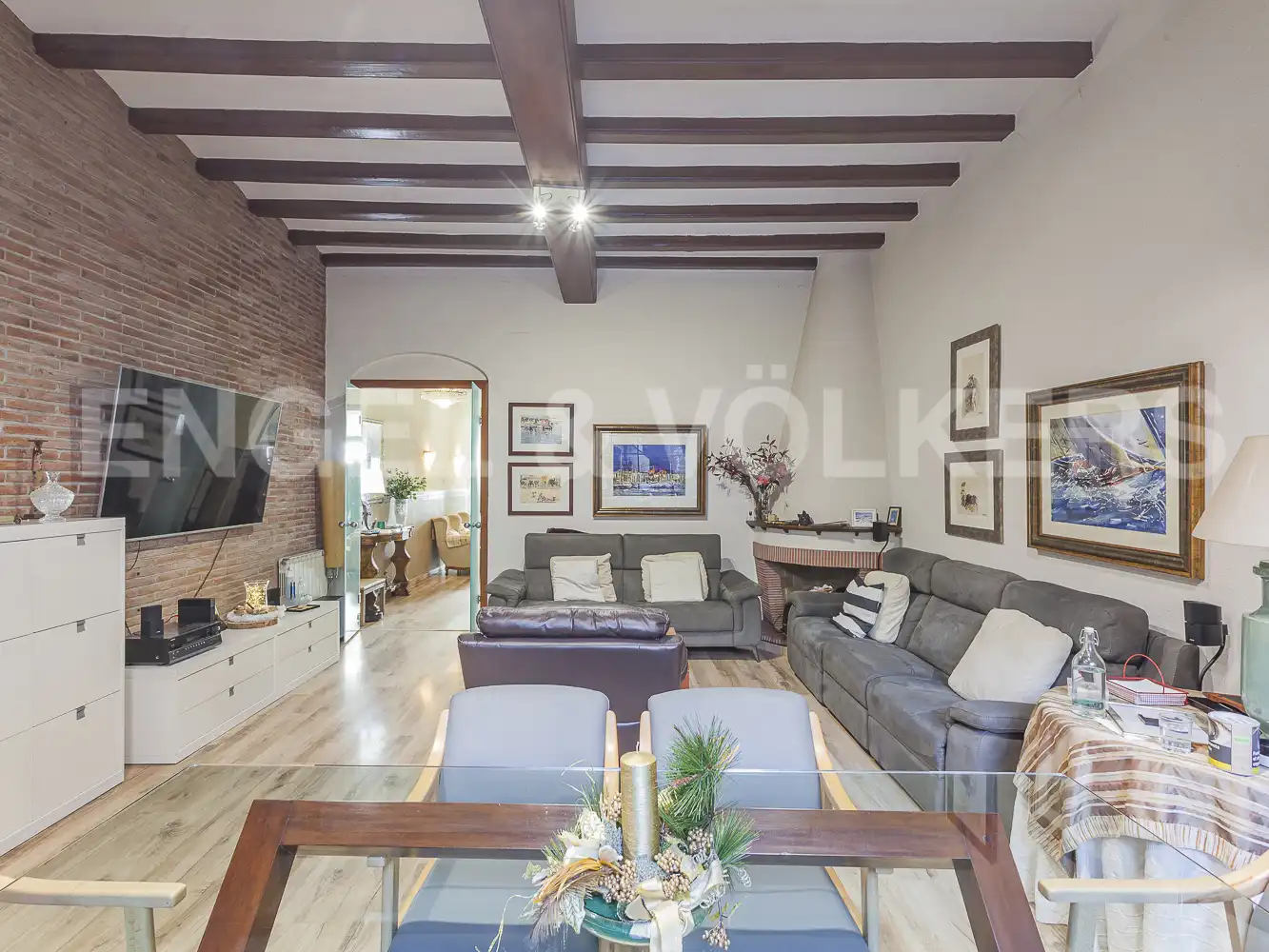 Living room of Houses for sale in El Masnou  with Heating, Terrace and Storage room