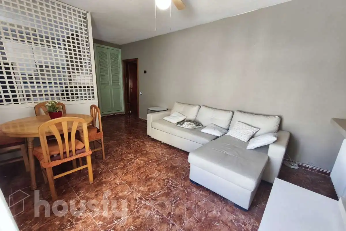 Wohnzimmer von Wohnung zur Miete in Madrid mit Klimaanlage, Heizung und Terrasse