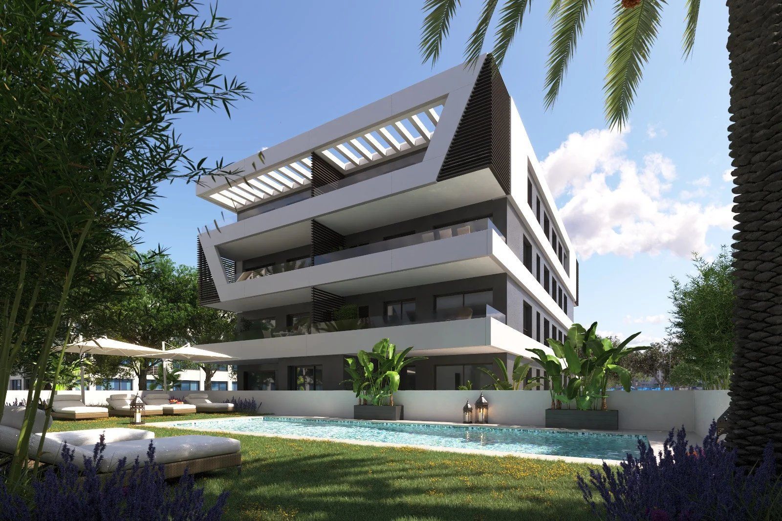Exterior view of Study for sale in Sant Joan d'Alacant  with Community pool