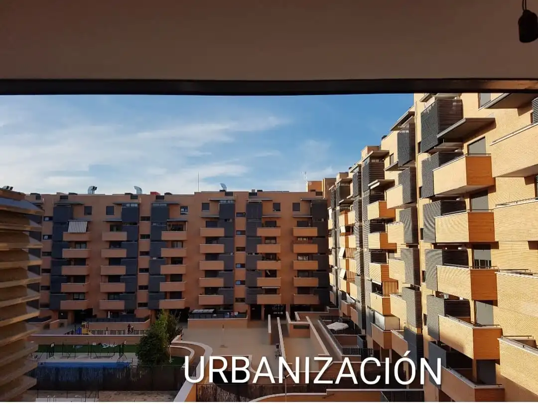 Balcony of Flat for rent in Rivas-Vaciamadrid  with Air Conditioner, Heating and Parquet flooring