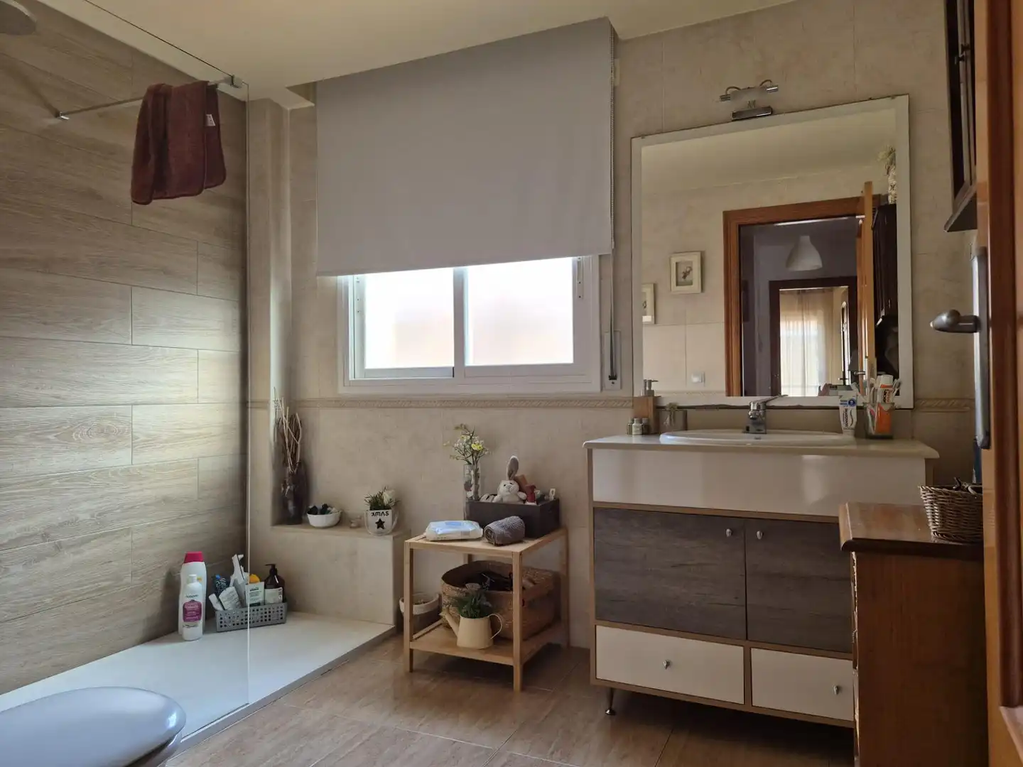 Baño de Casa adosada en venta en Malgrat de Mar con Aire acondicionado, Terraza y Balcón
