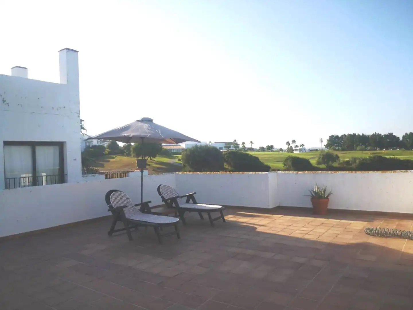 Terrassa de Apartament de lloguer en La Alcaidesa amb Aire condicionat, Calefacció i Terrassa
