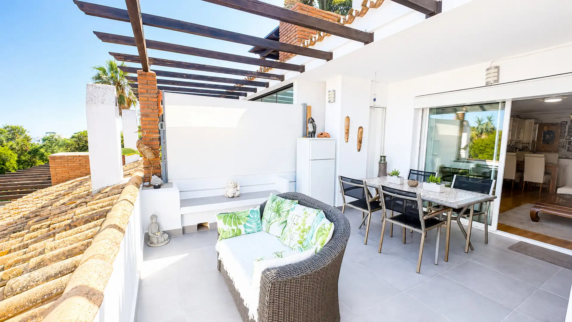 Terraza de Apartamento en venta en Estepona con Terraza, Piscina y Piscina comunitaria