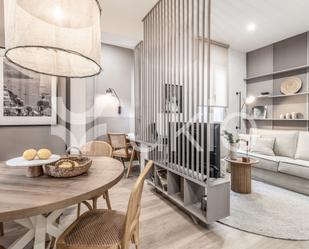 Living room of Apartment to rent in  Madrid Capital  with Air Conditioner, Heating and Furnished