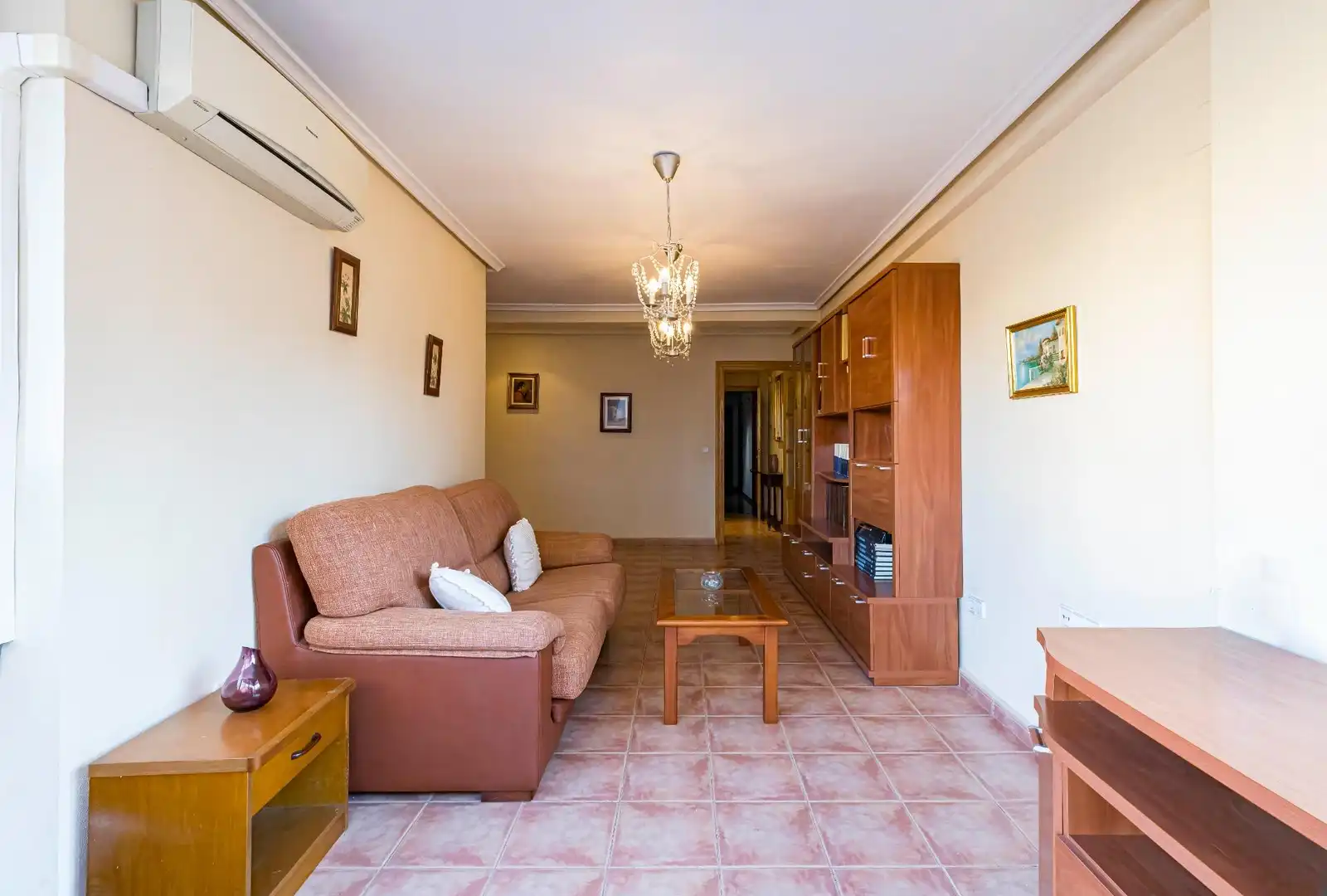 Living room of Flat for sale in Murcia  with Air Conditioner, Heating and Furnished