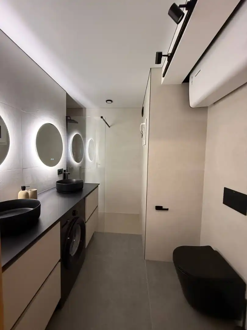Bathroom of Flat for sale in Cullera  with Air Conditioner, Furnished and Oven