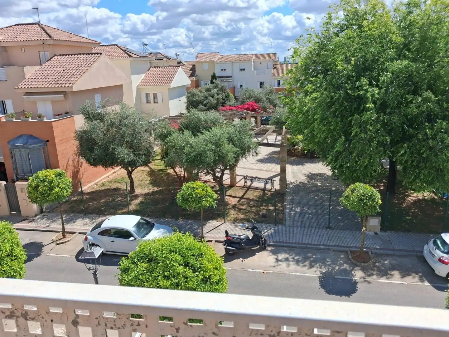 Exterior view of Detached homes for sale in Castilleja de la Cuesta  with Air Conditioner and Terrace