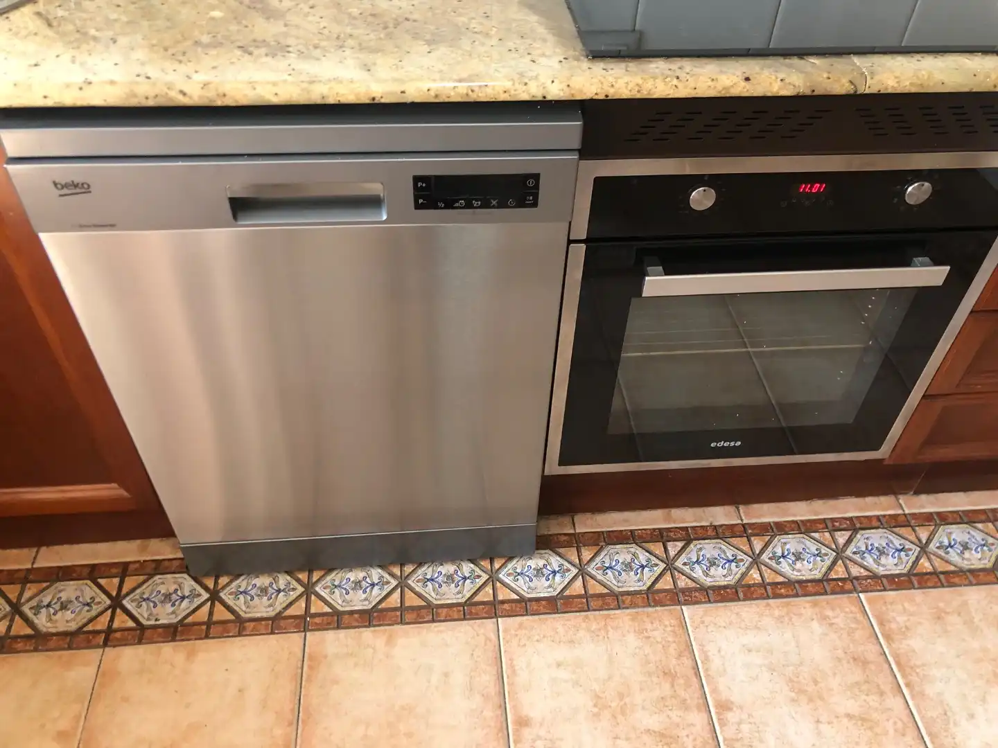 Kitchen of Flat for rent in Cartagena  with Air Conditioner, Furnished and Oven