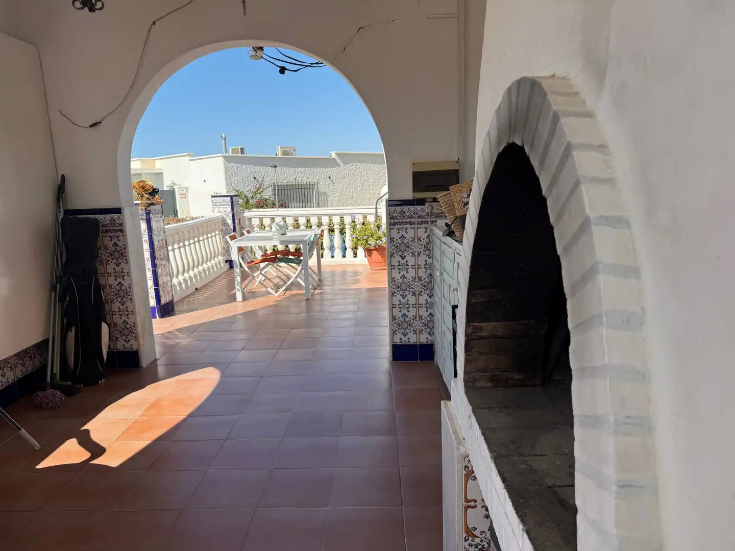 Terraza de Casa o chalet en venta en Almería con Aire acondicionado, Jardín privado y Terraza