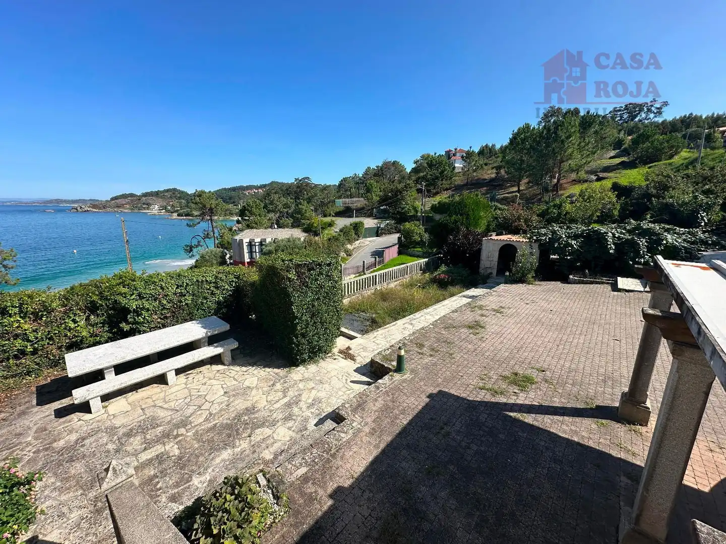 Garden of Houses for sale in Cangas   with Air Conditioner, Heating and Terrace