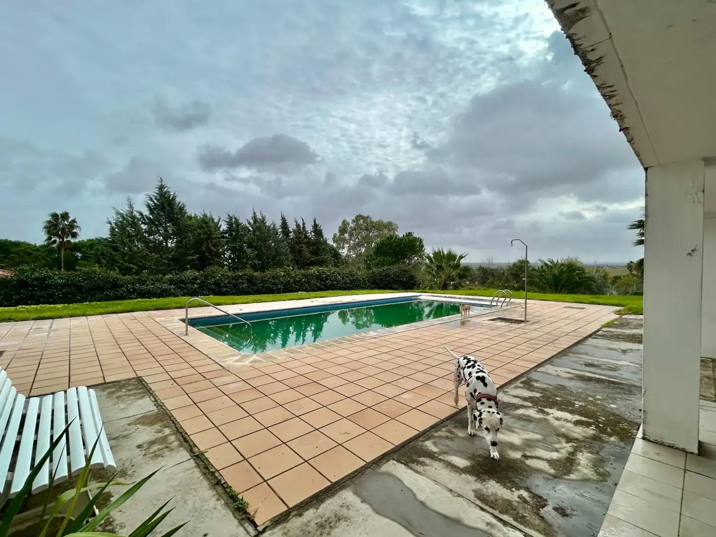 Piscina de Casa o xalet en venda en Badajoz amb Aire condicionat, Calefacció i Jardí privat