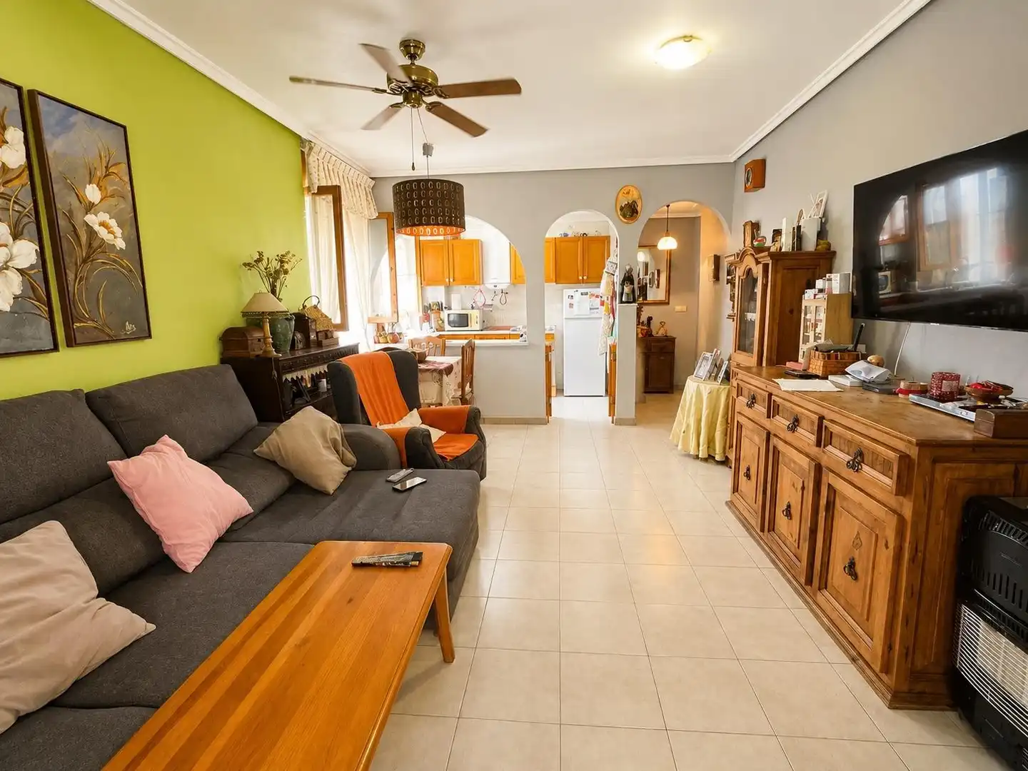 Sala de estar de Dúplex en venta en Torrevieja con Aire acondicionado, Terraza y Trastero