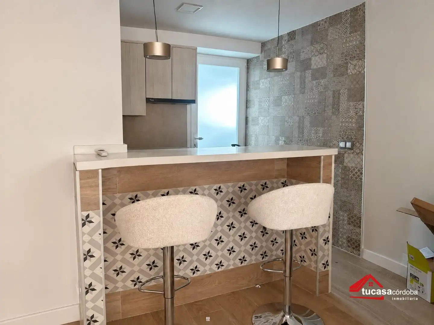 Cocina de Piso de alquiler en Córdoba con Aire acondicionado