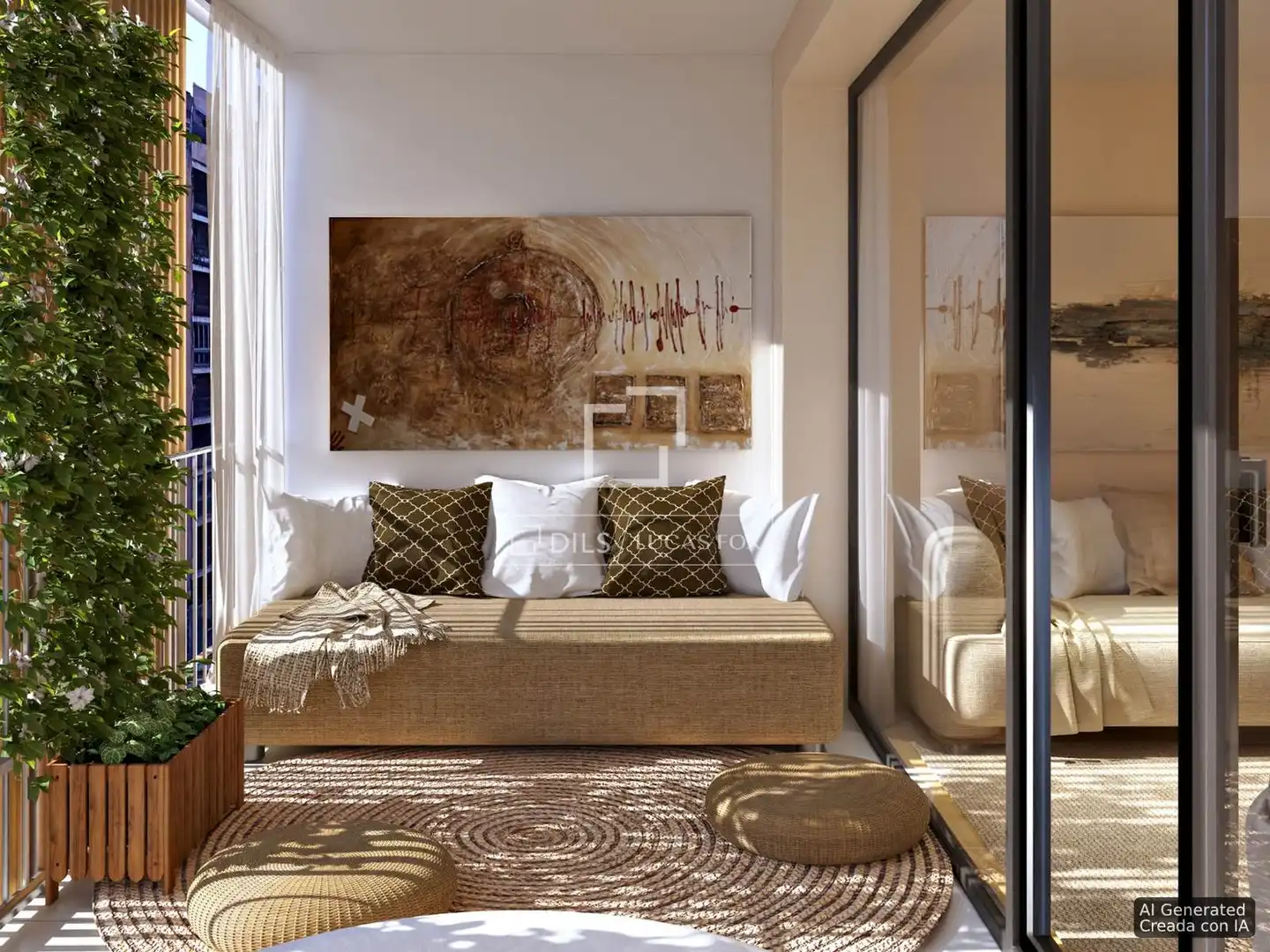 Sala de estar de Piso en venta en  Palma de Mallorca con Terraza y Balcón