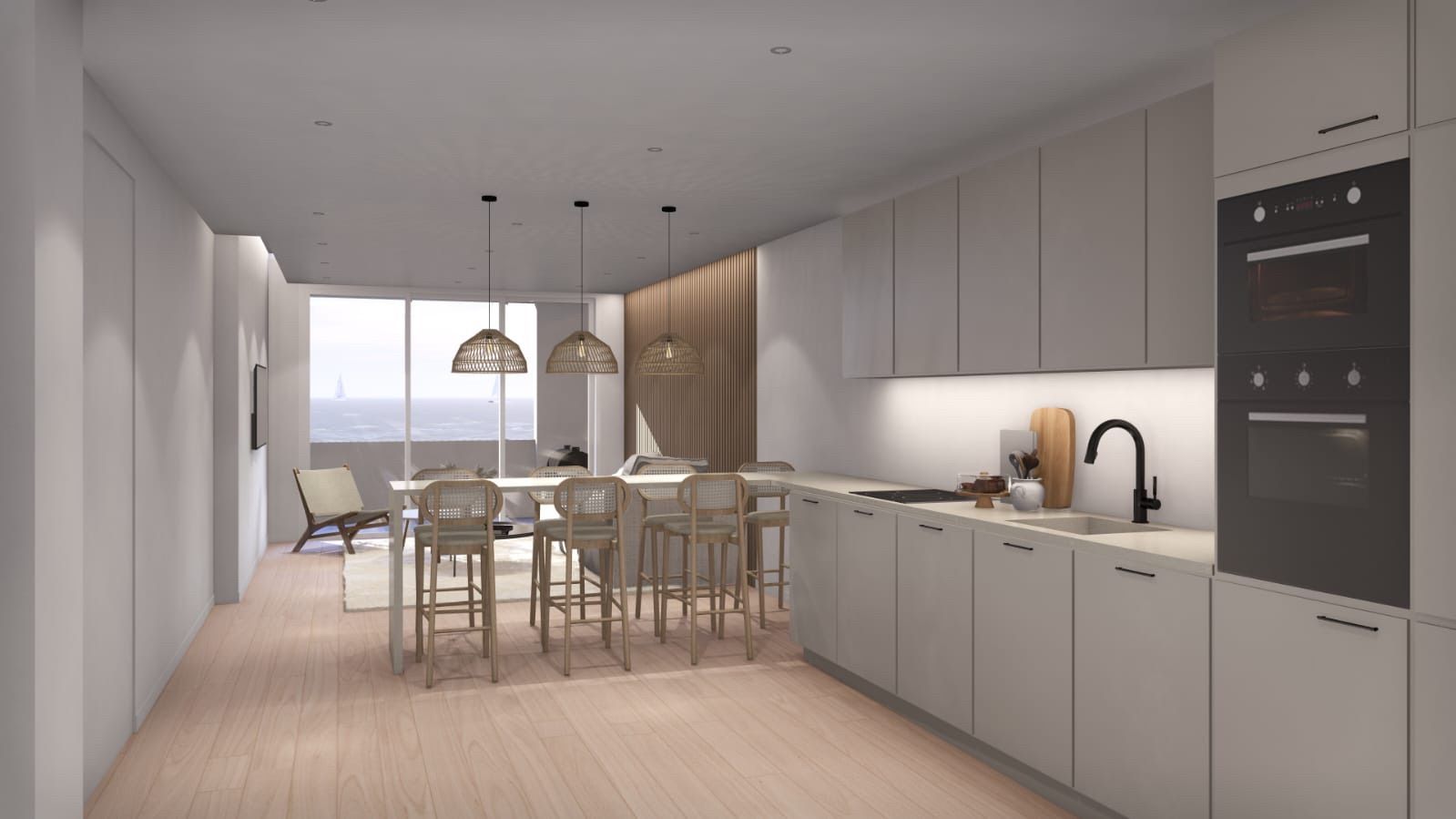 Kitchen of Flat for sale in Calvià  with Air Conditioner, Terrace and Home automation