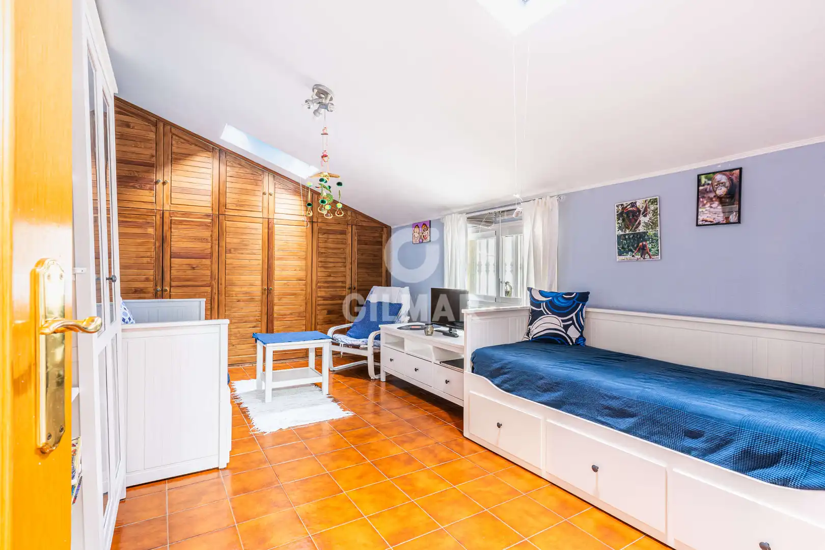 Bedroom of Detached homes for sale in Madrid  with Heating, Private garden and Swimming Pool