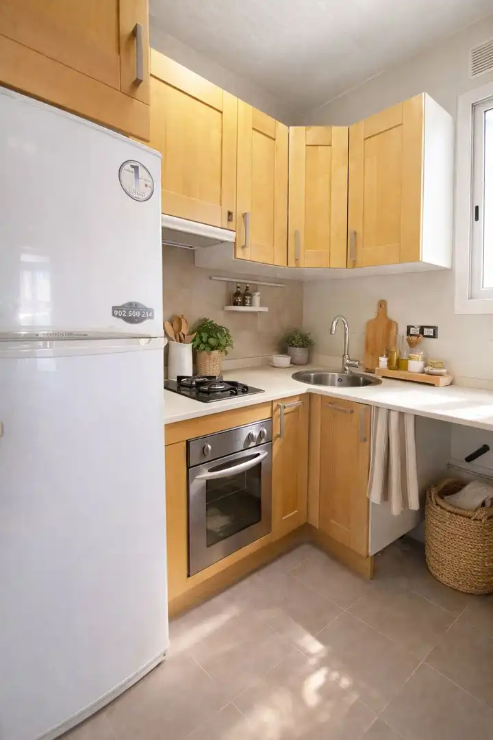 Cocina de Piso en venta en  Barcelona Capital con Balcón