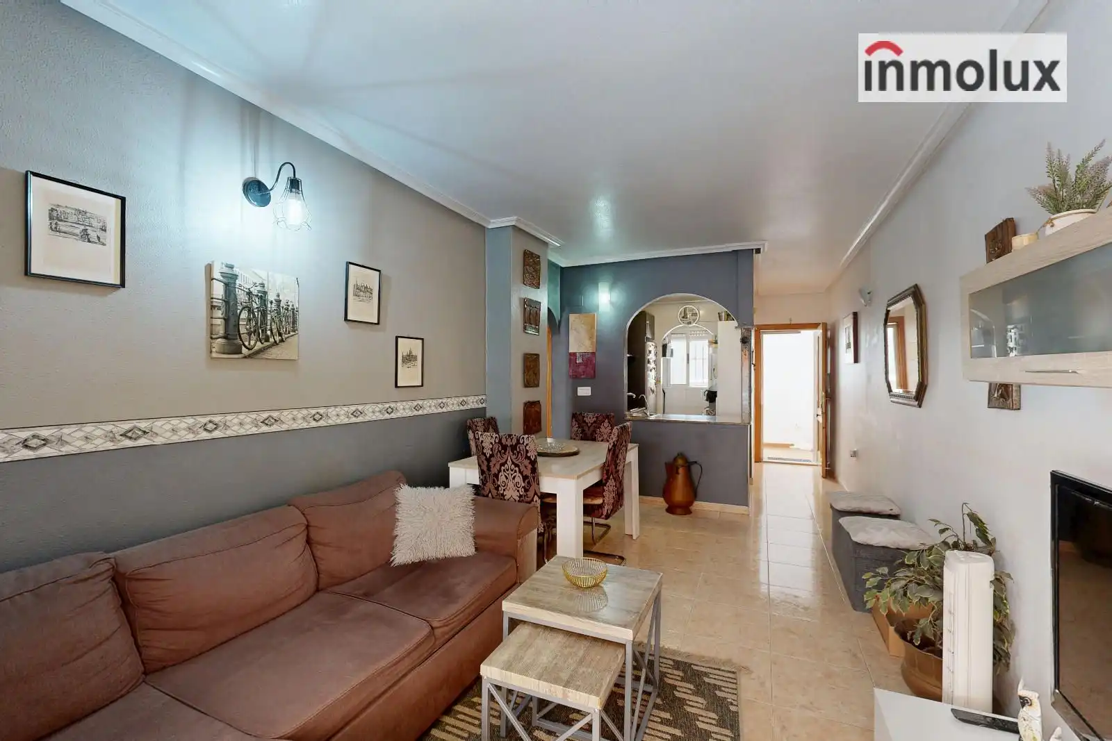 Sala d'estar de Pis en venda en Torrevieja amb Aire condicionat, Terrassa i Piscina
