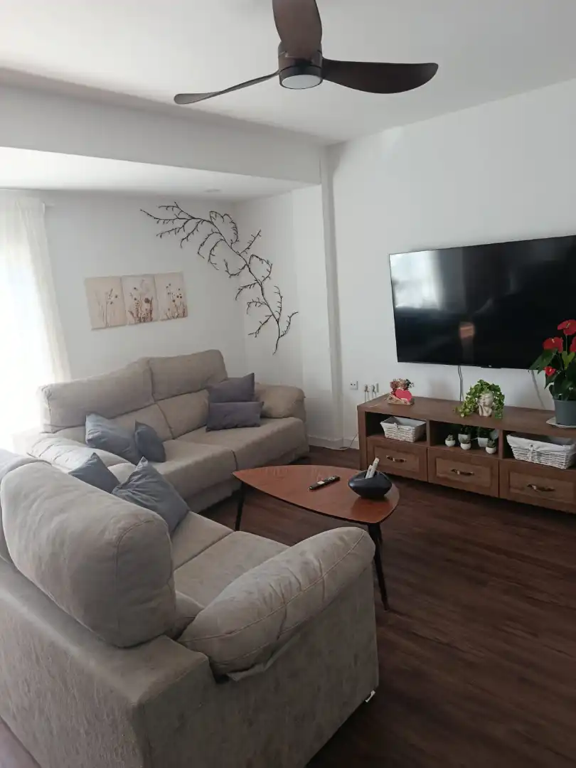Sala d'estar de Pis en venda en Sueca amb Aire condicionat, Parquet i Moblat