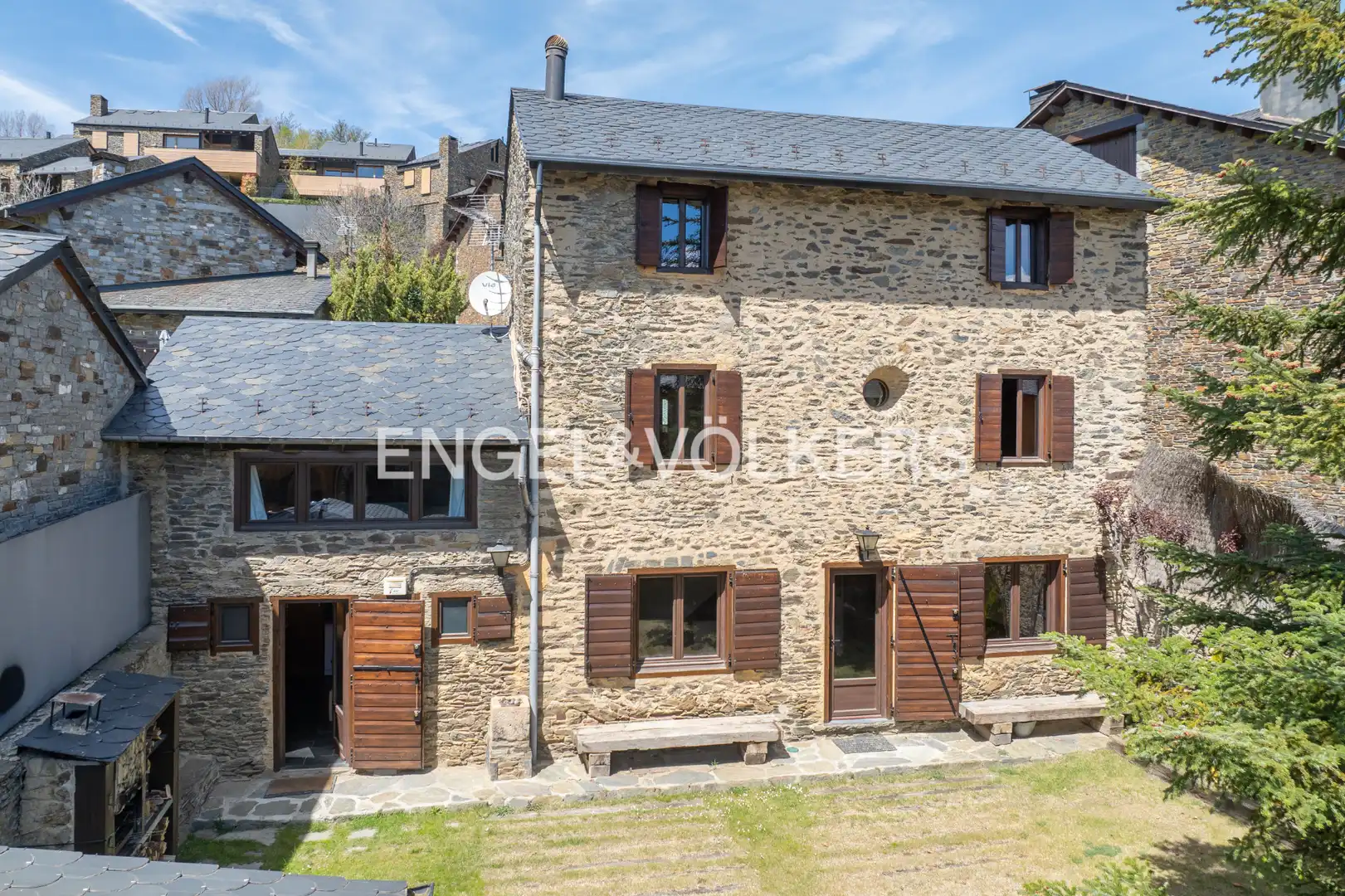 Vista exterior de Casa o chalet en venta en Bolvir con Calefacción, Jardín privado y Parquet