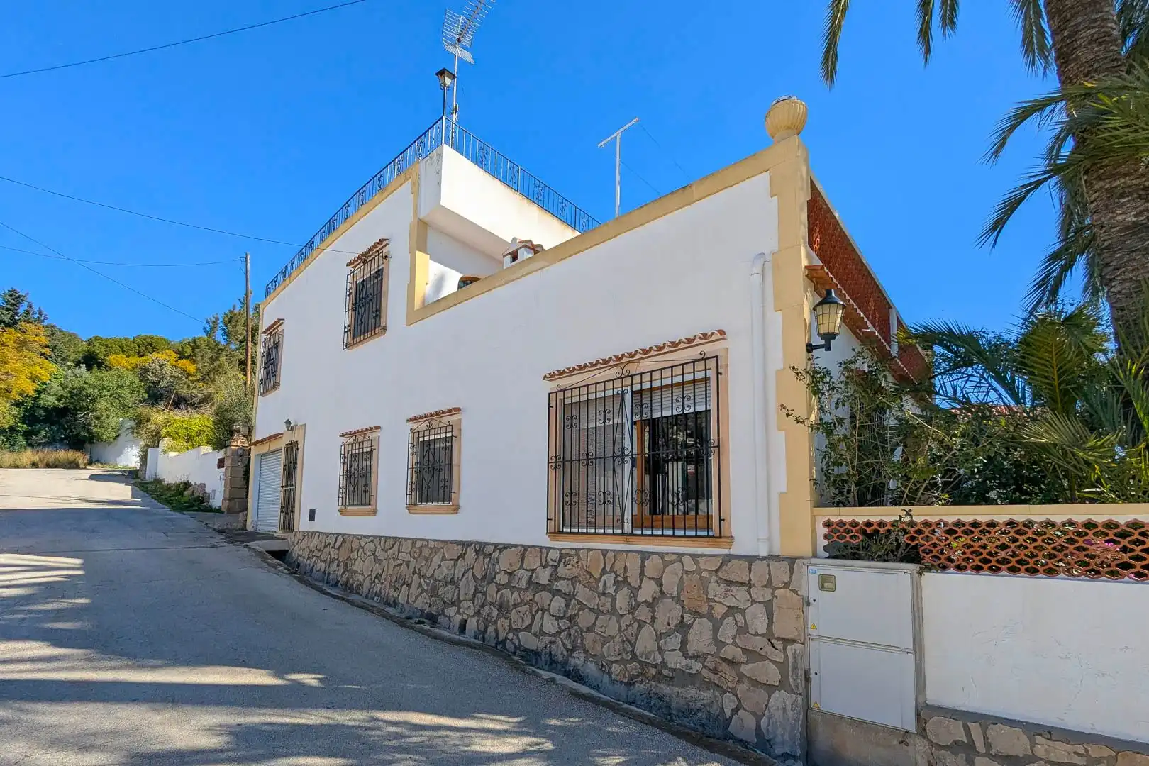 Exterior view of Houses for sale in Jávea / Xàbia  with Air Conditioner, Heating and Private garden