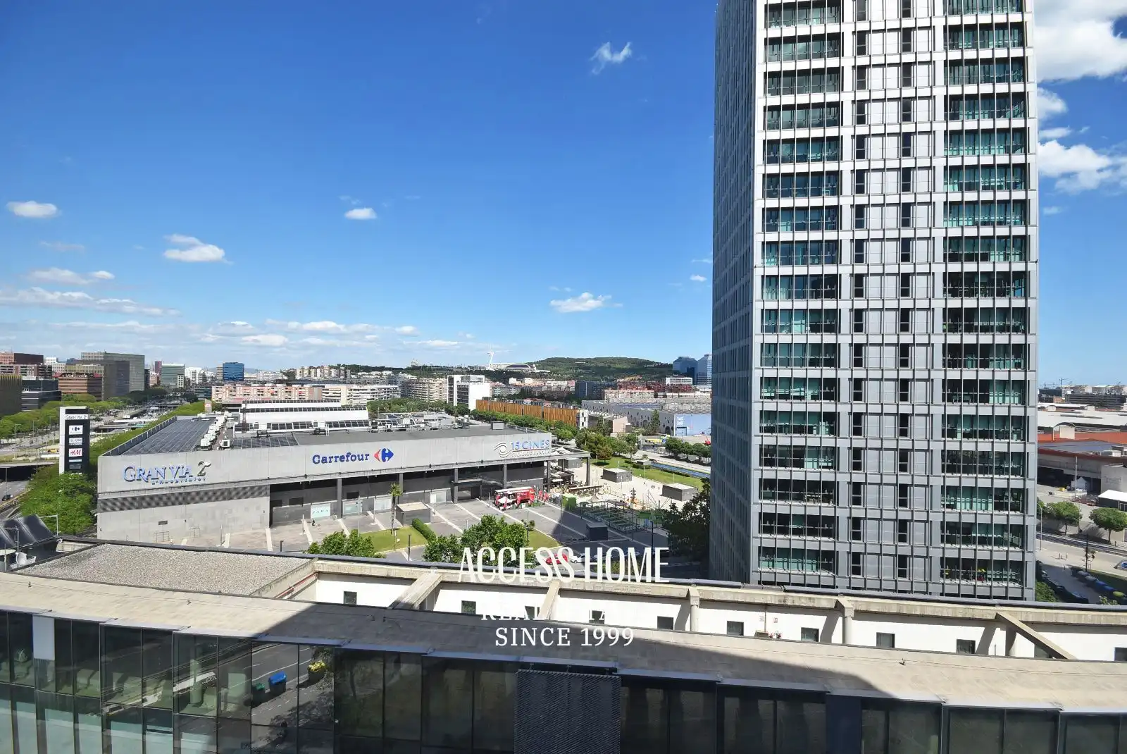 Terrasse von Wohnung zur Miete in L'Hospitalet de Llobregat mit Klimaanlage, Möbliert und Alarm