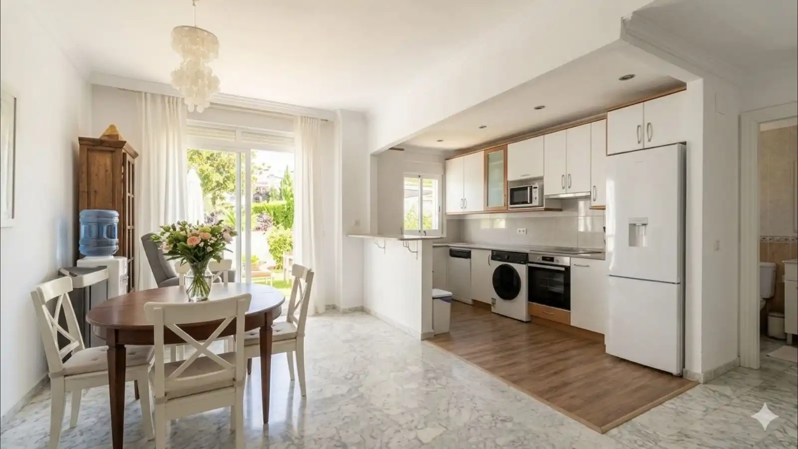 Cocina de Apartamento en venta en Marbella con Aire acondicionado, Terraza y Trastero