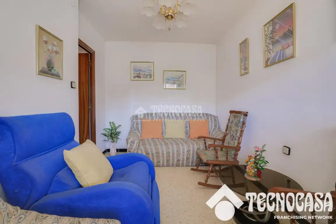 Sala de estar de Piso en venta en Badalona con Terraza
