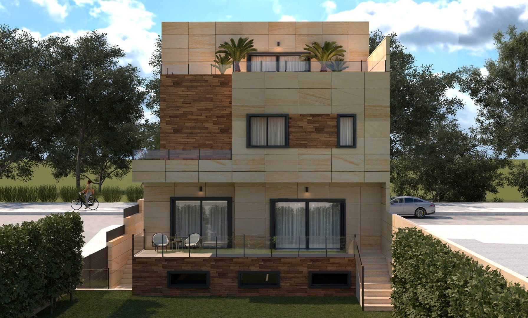 Exterior view of House or chalet for sale in Moraleja de Enmedio