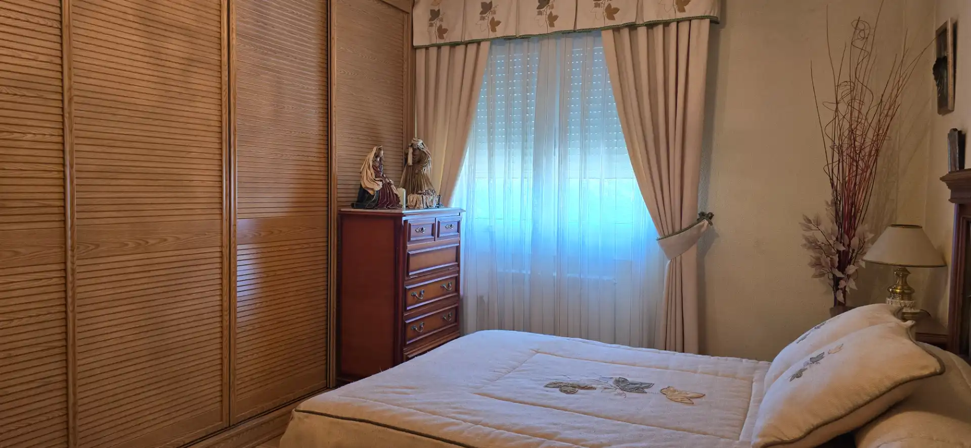 Bedroom of Flat for sale in Madrid  with Heating, Private garden and Terrace