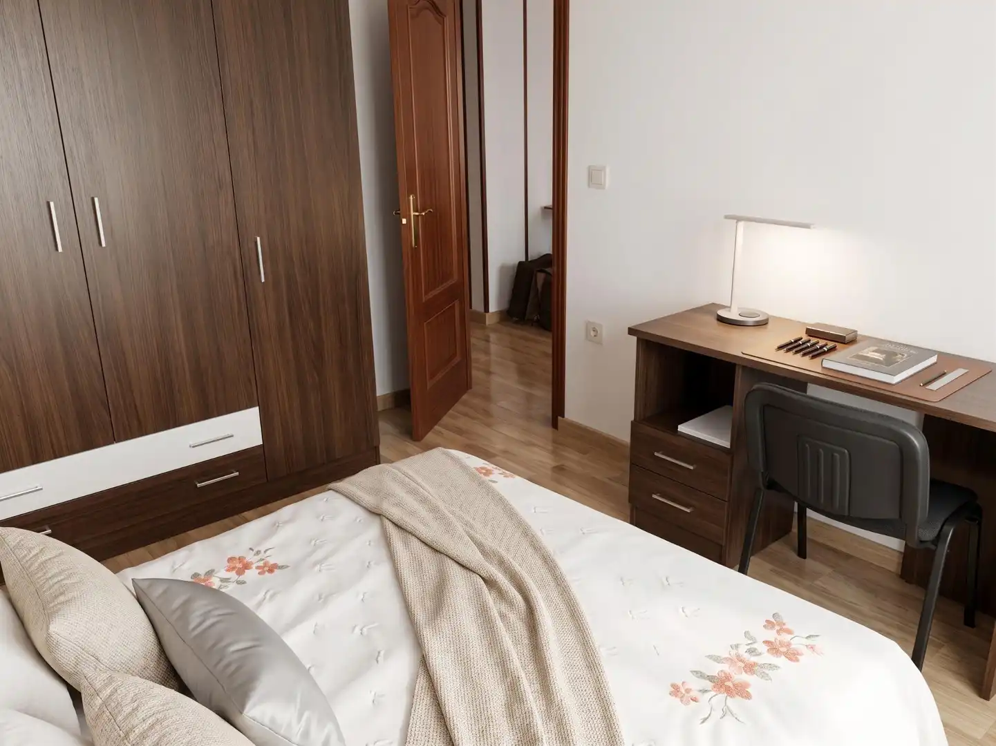 Bedroom of Flat for rent in Granada  with Air Conditioner, Heating and Furnished